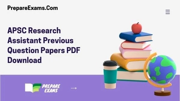 apsc research assistant question paper 2022 pdf download