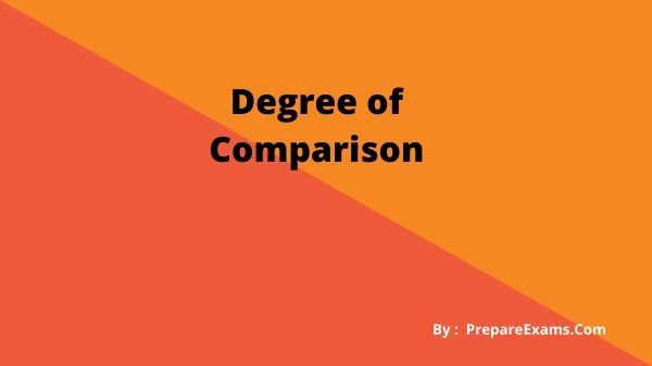 degree-of-comparison-prepareexams