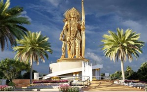  108 feet tall statue of Lord Shri Ram in Kurnool