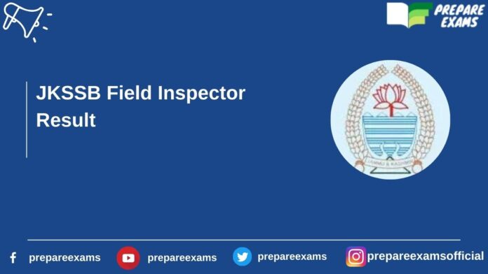 JKSSB Field Inspector Result
