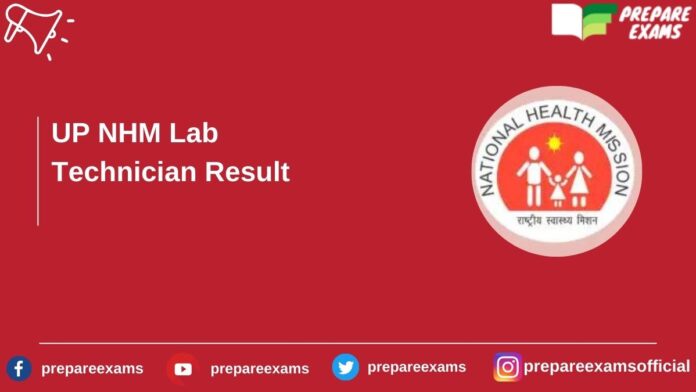 UP NHM Lab Technician Result