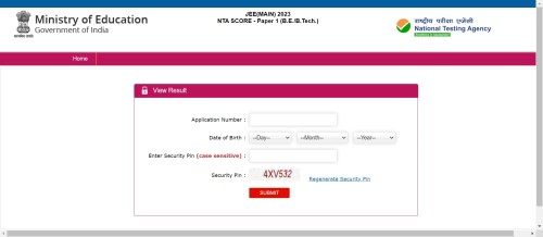 View JEE Main 2024 result