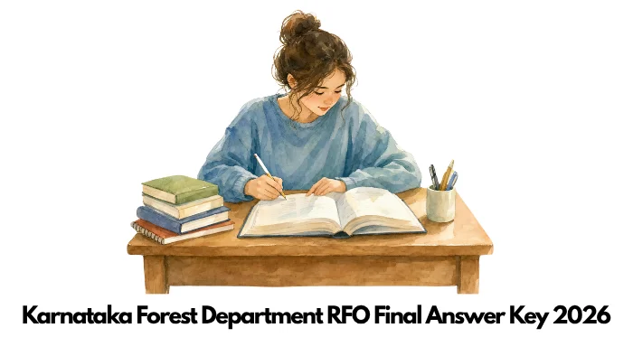 Karnataka Forest Department RFO Final Answer Key 2026